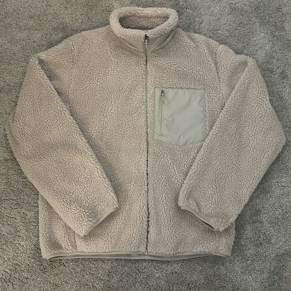 Fleece Sweater in Cream
